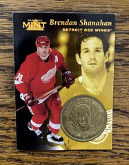 1997-98 Pinnacle Mint Collection Coin & Card Die Cut #18 of 30 Brendan Shanahan